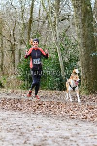 Canicross Havelte dame met hond