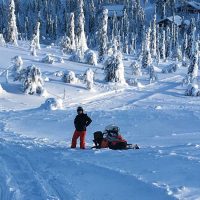 Dennis Farcows Verkoeijen sneeuwscooter