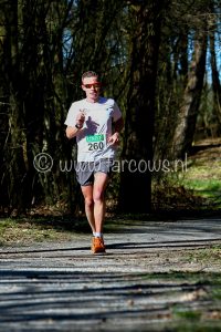 Hardloper Drents-Friese Wold Marathon